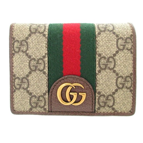 Like new Gucci Disney collaboration Three Little Pigs 557801 GG Supreme leath... - Picture 1 of 8